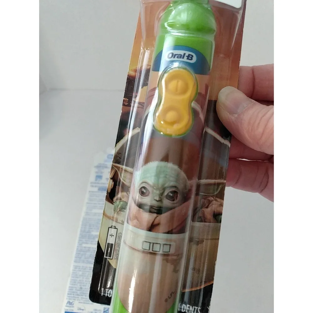 2 Oral-B Kids Electric Toothbrushes The Mandalorian Baby Yoda Star Wars Grogu